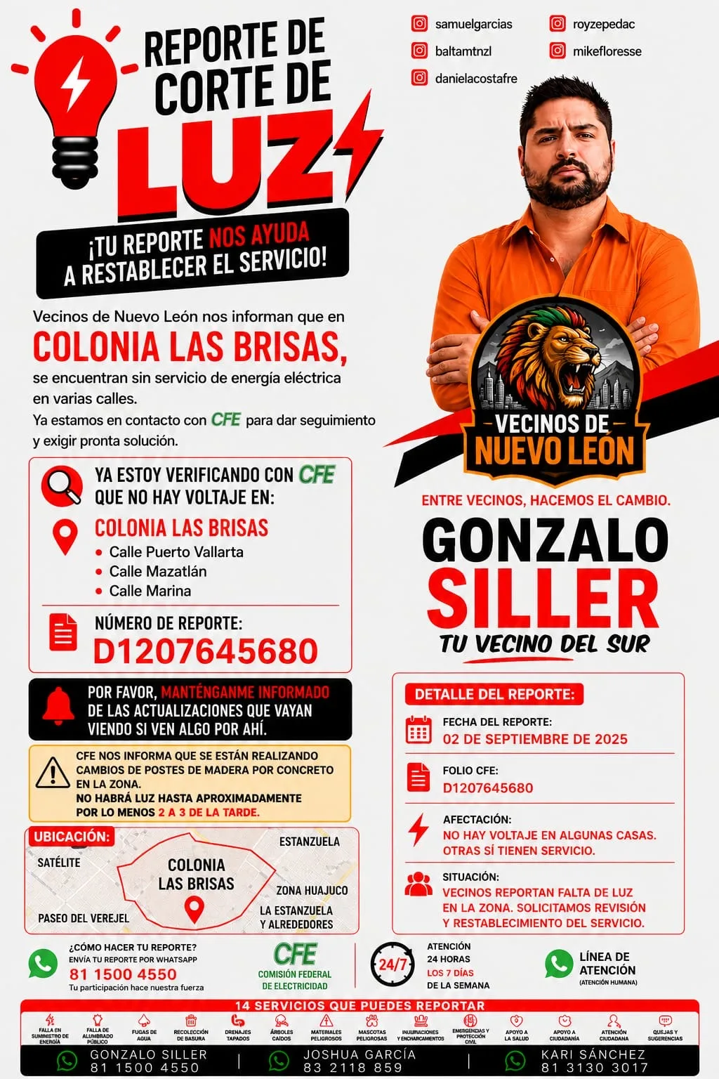 Evidencia del reporte